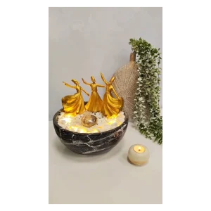 آبنما سنگی رقص سماع طلایی