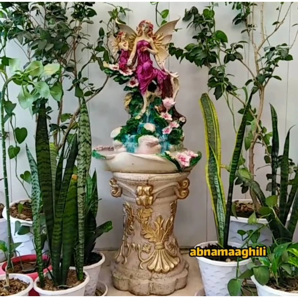 آبنما رومیزی فرشته با پایه